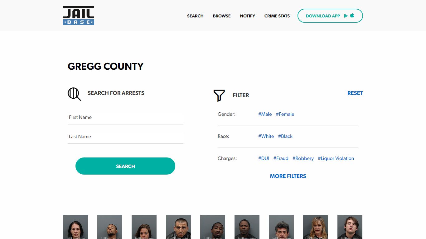 Gregg County Jail Inmate Search and Mugshots | JailBase